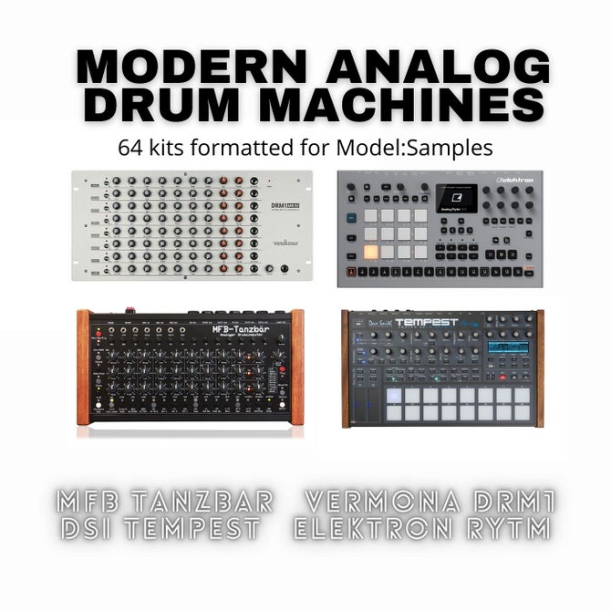 Modern Classic Analog Drum Machines for ModelSamples Payhip