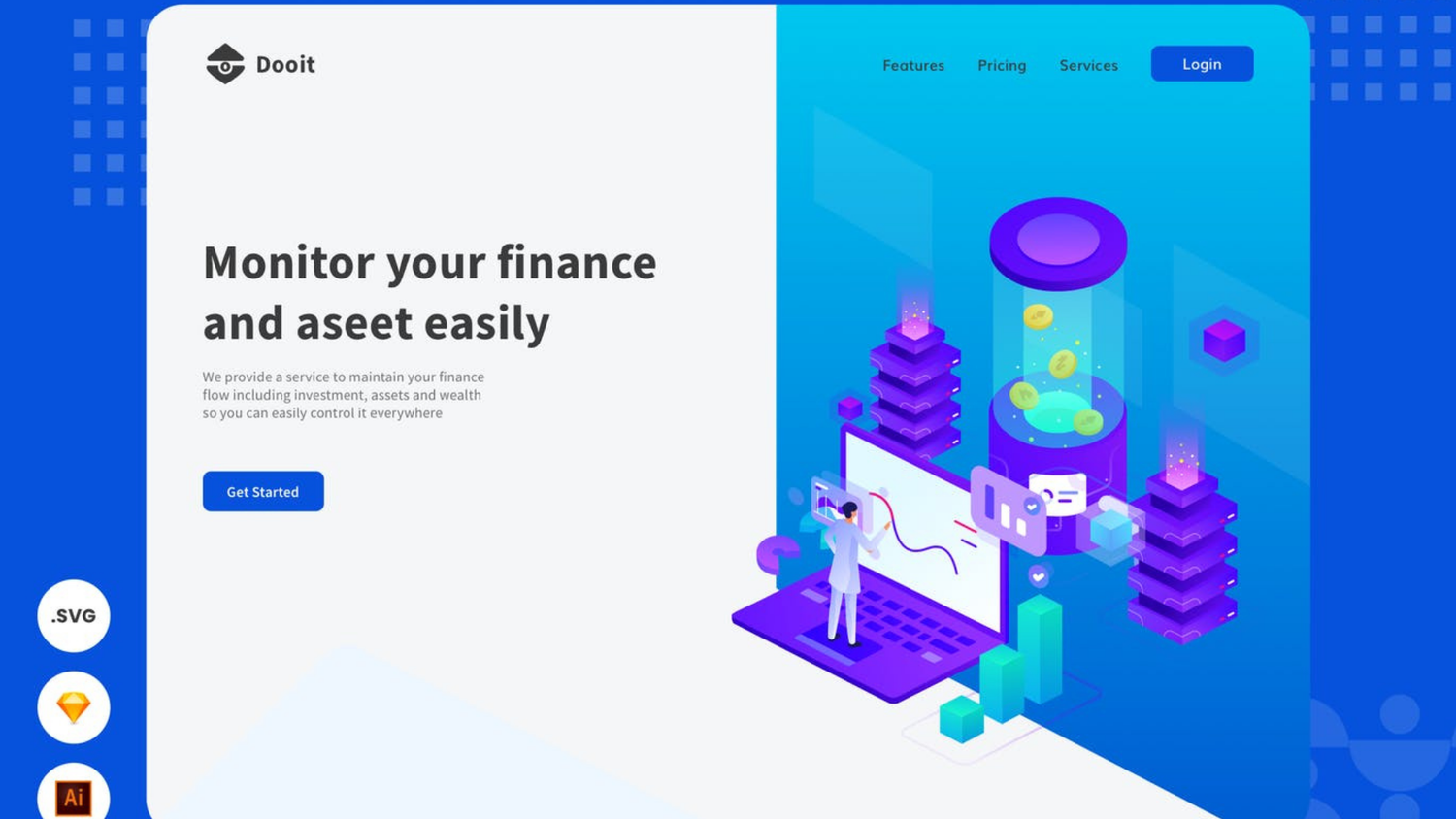 Website Header Template - Payhip