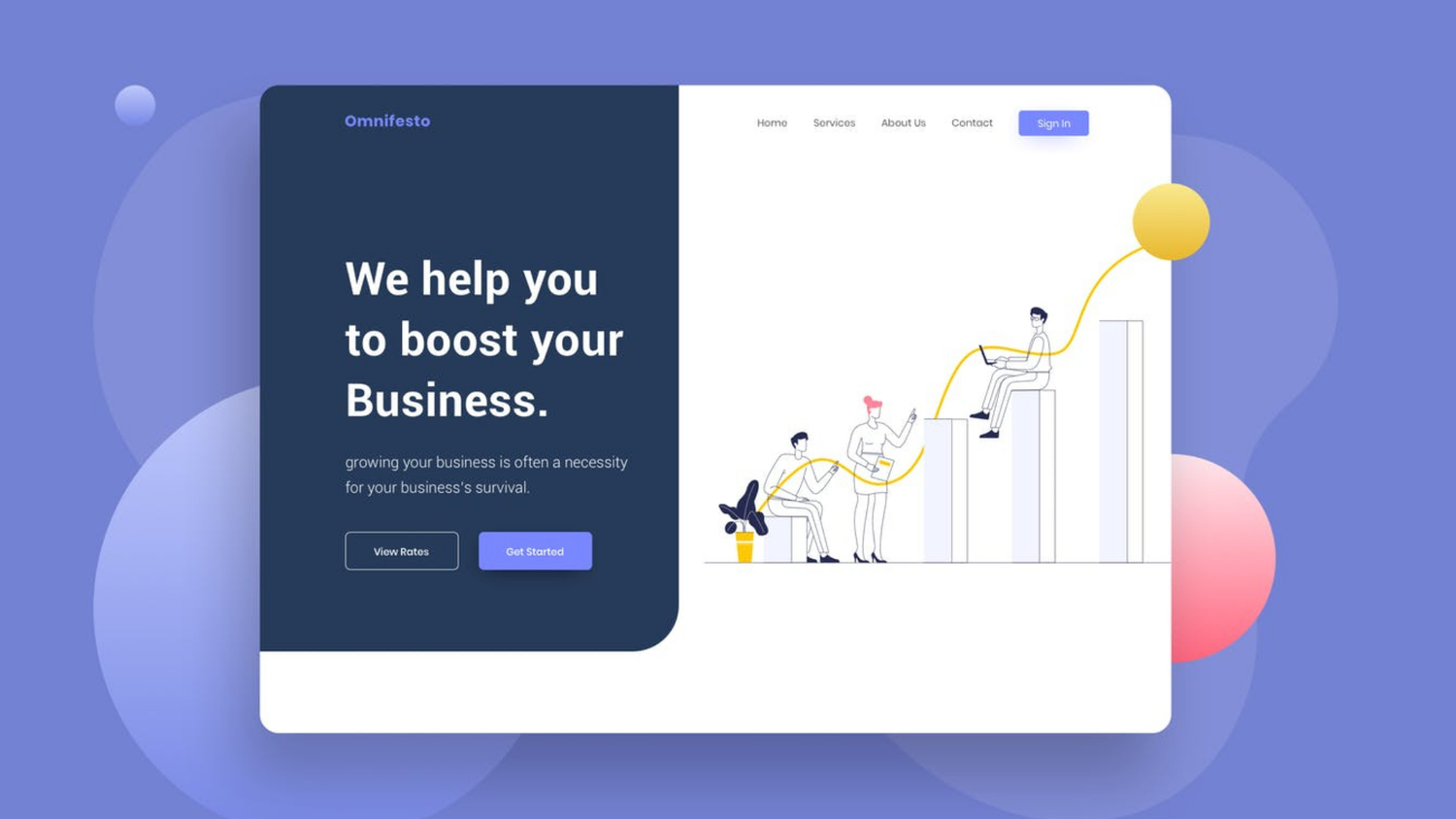 Website Hero Header Design - Payhip