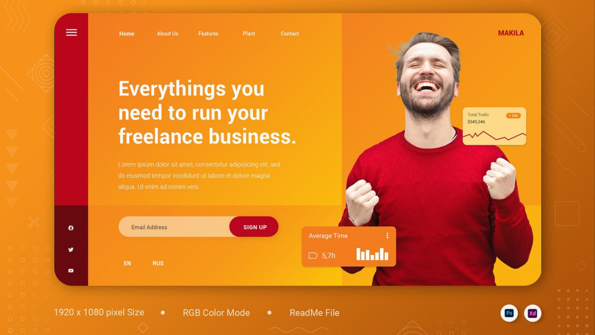 Website Header Template - Payhip