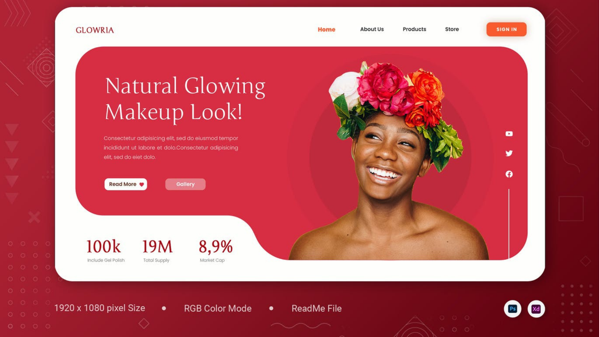 Website Hero Header Design - Payhip