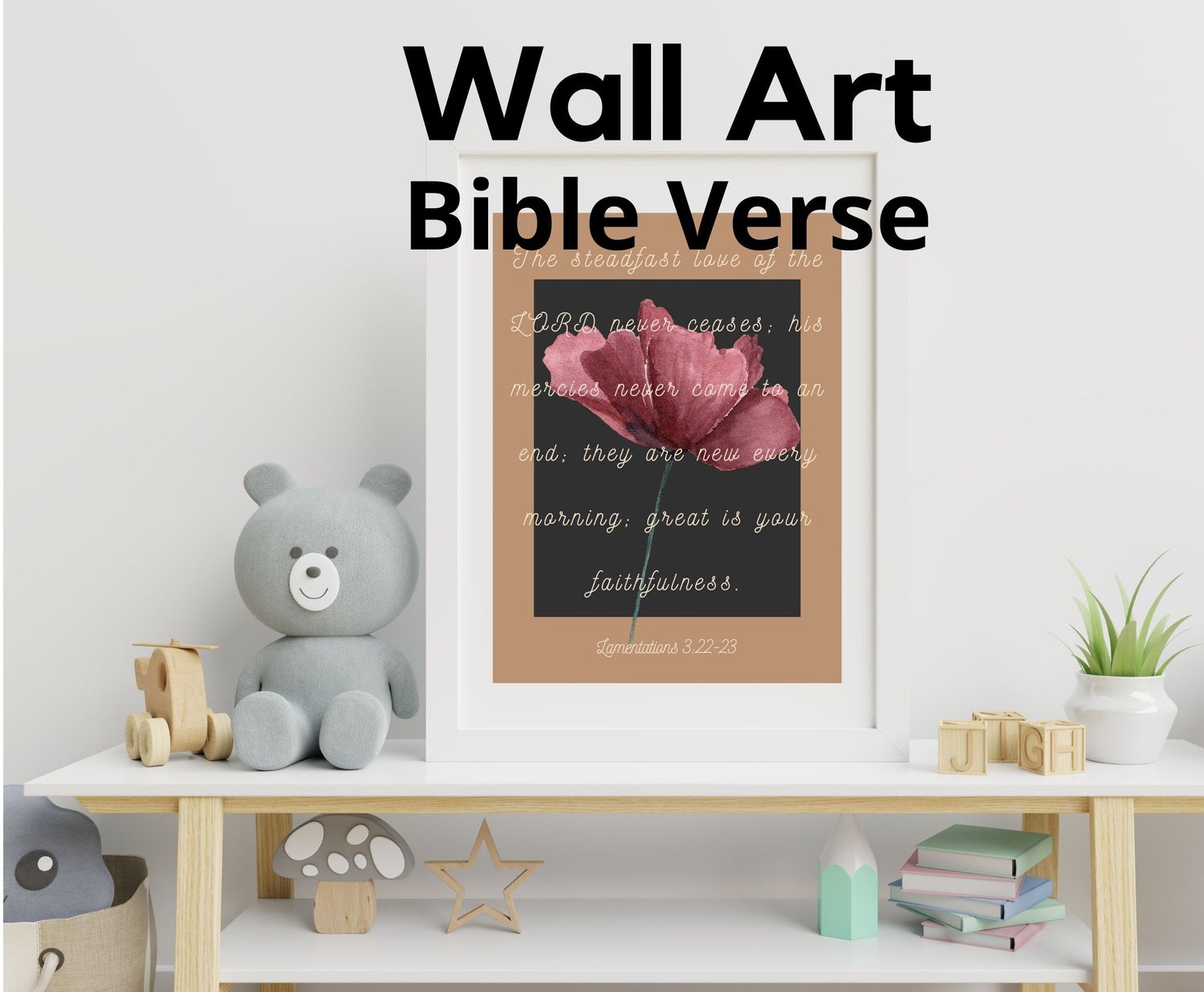 Bible Verse Wall Art Digital Download/Printable Print Payhip