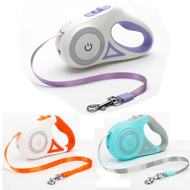 New Pet Rope Leash Luminous Extendable For Dog Cats - Payhip