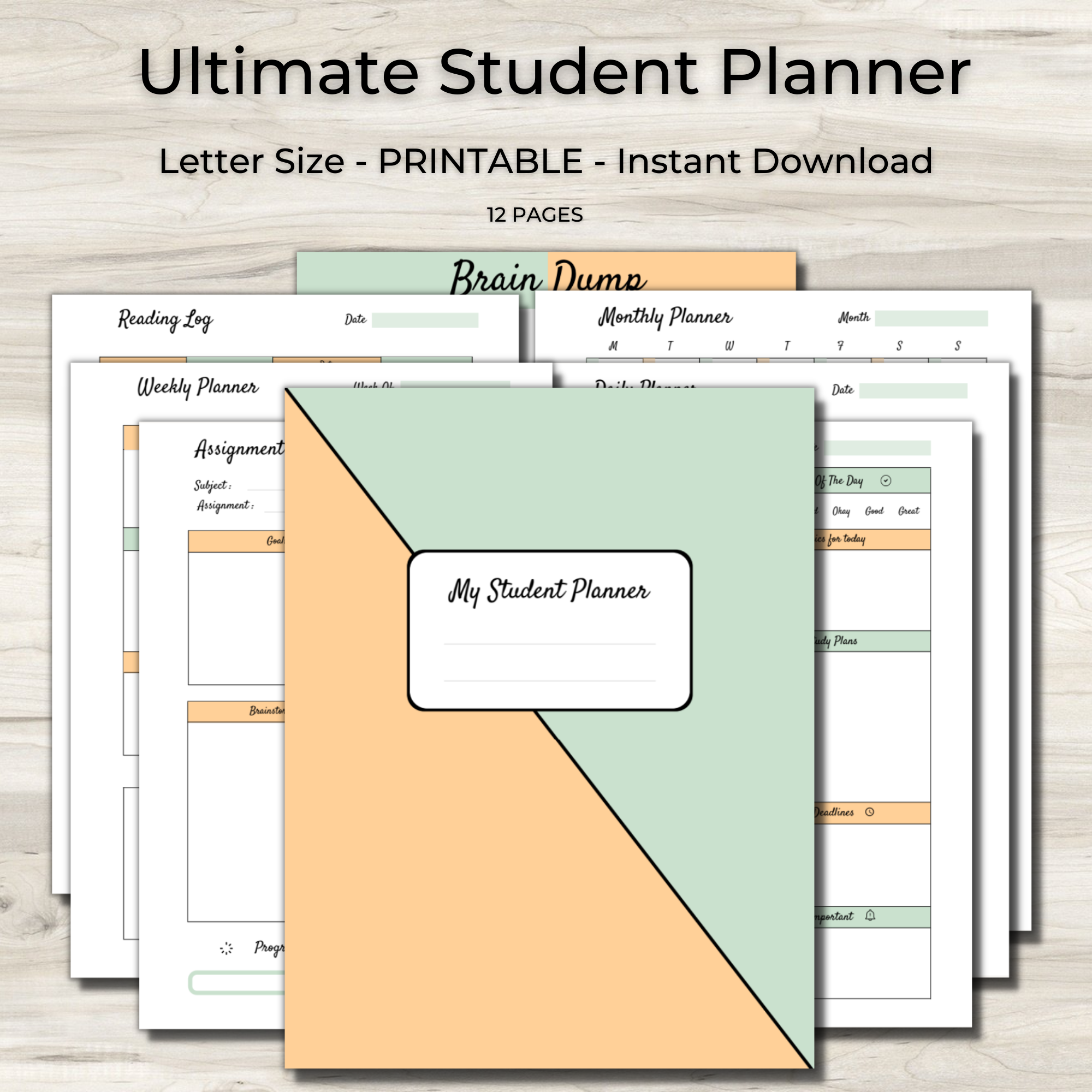 Ultimate Student Planner | Student Planner Essentials | Student Planner ...