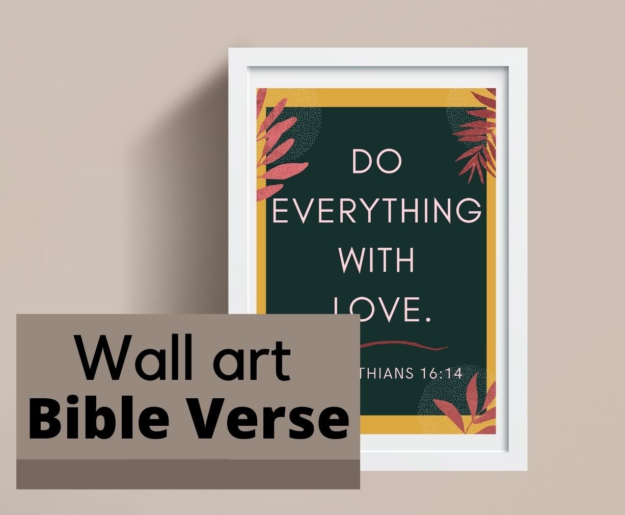 Bible Verse Wall Art Digital Download/Printable Print - Payhip