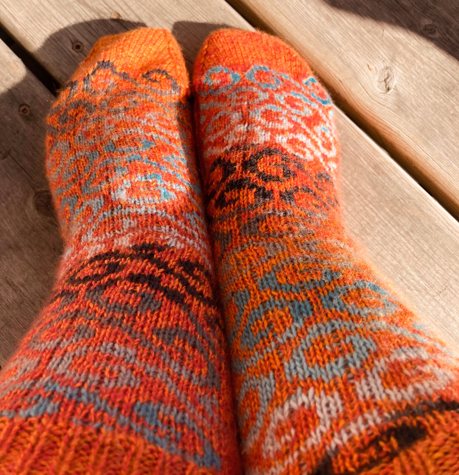 full fathom five colourwork pattern
