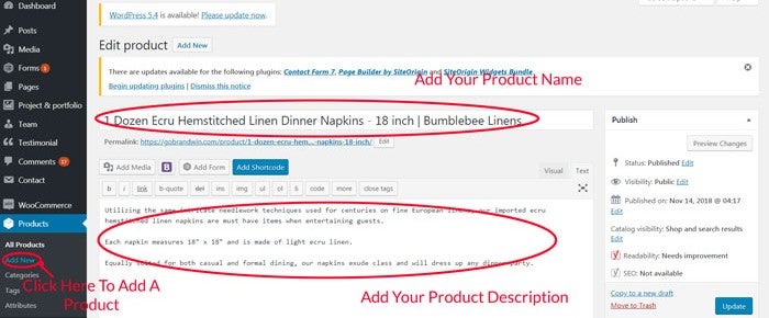 Adding products to Amazon Associate store