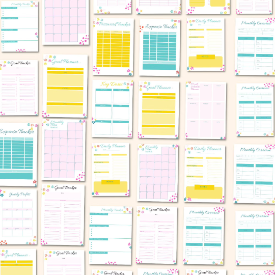 35 Printable Business Planner templates | Editable Schedule planner ...