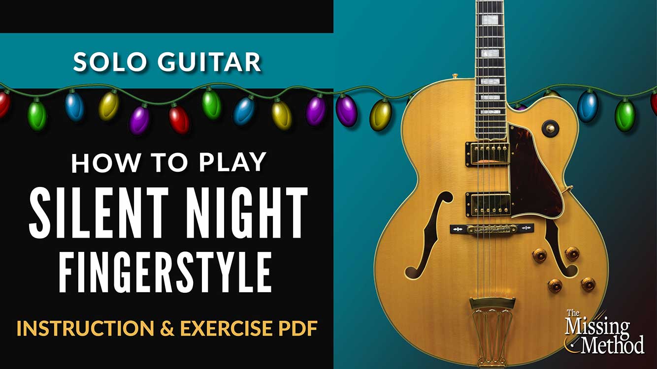 silent night on bass guitar
