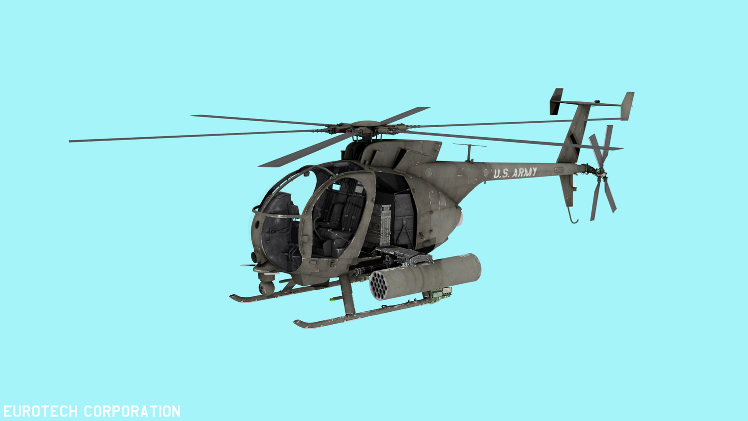 MD Helicopters MH 6 Little Bird Weaponized md-helicopters-mh-6-little-bird-weaponized