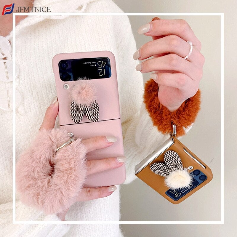 New Handmade Design Phone Case For Samsung Galaxy Z Flip 3 Puff Payhip
