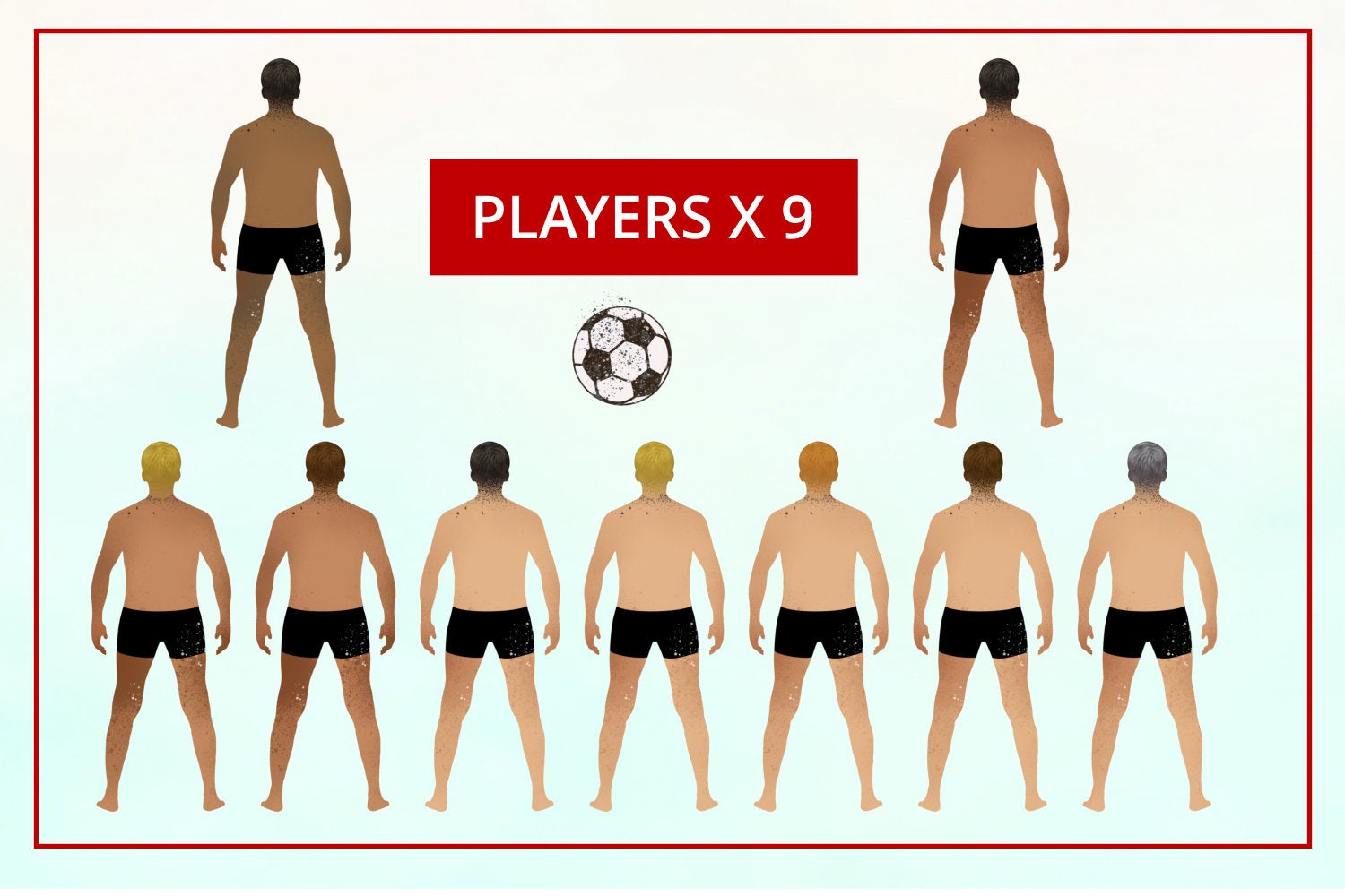 Football Soccer Player Creator | Build a Footballer 60 PNG - Payhip