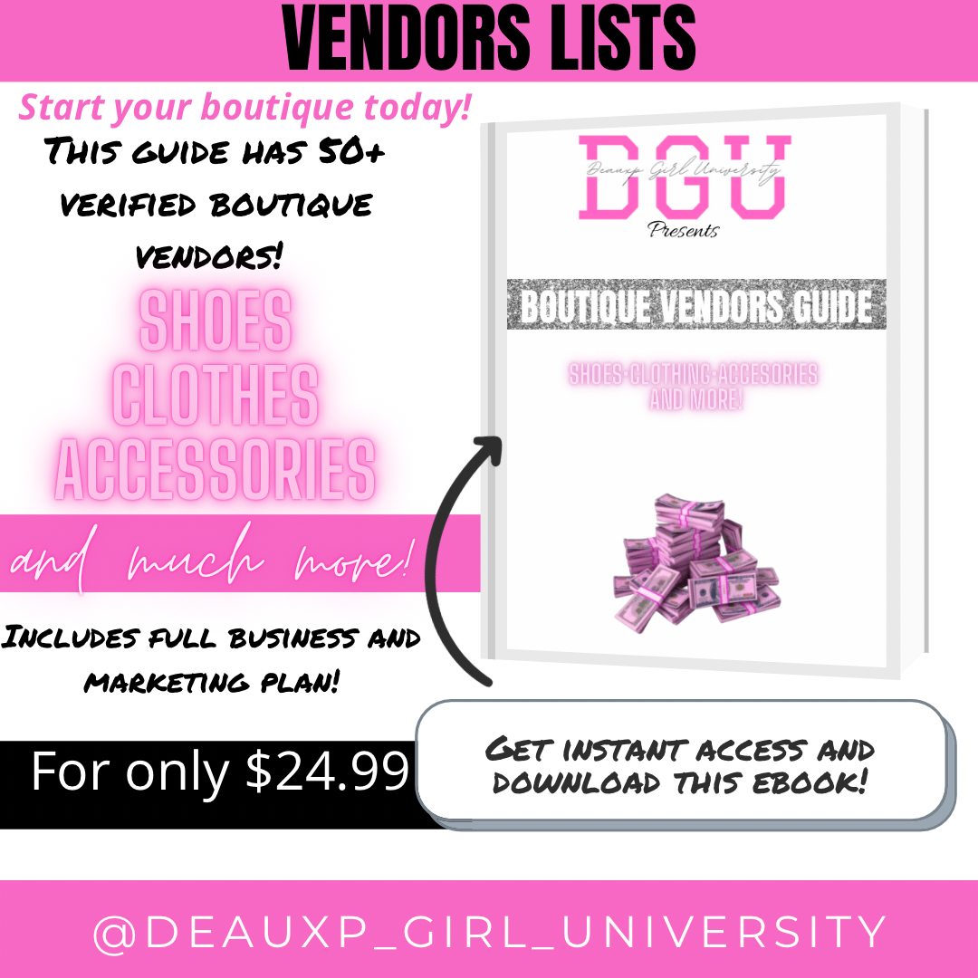 ULTIMATE BOUTIQUE VENDORS LIST Payhip