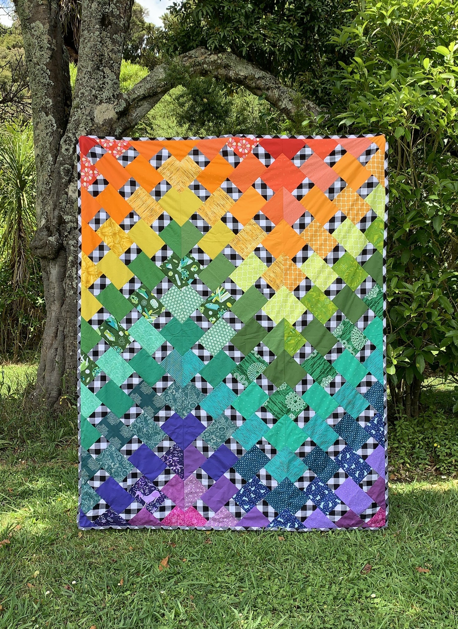 Melanie's Ripple Quilt Pattern - Gradient Version by Cedar Makerie - Payhip