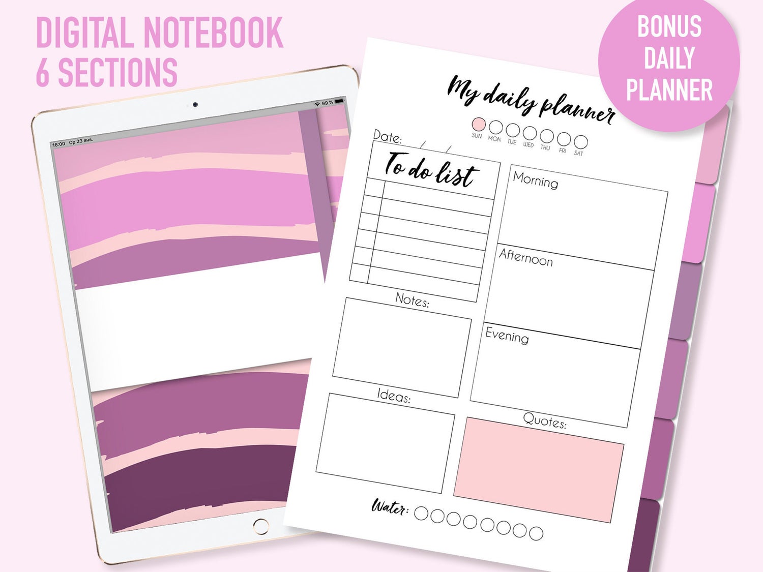 Free Goodnotes Digital Planner Goodnotes Notebook Free Digital Planner