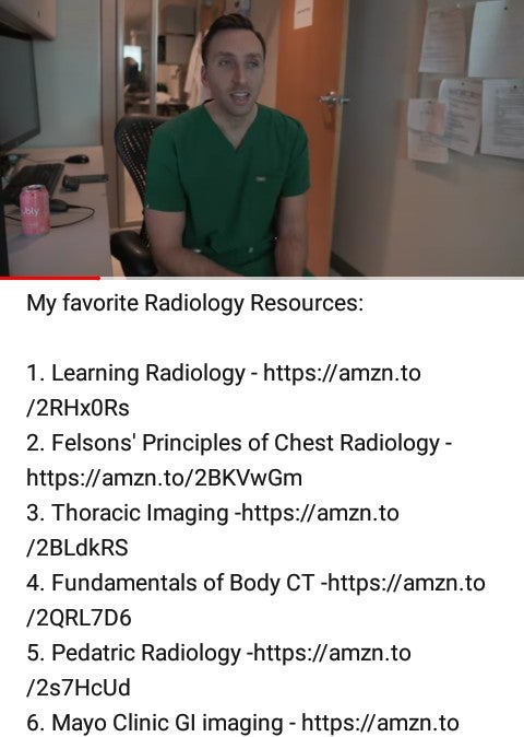 Doctor doing affiliate marketing