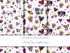 Mardi gras digital paper, Mouse ears, Mardi gras,digital paper, minnie ...