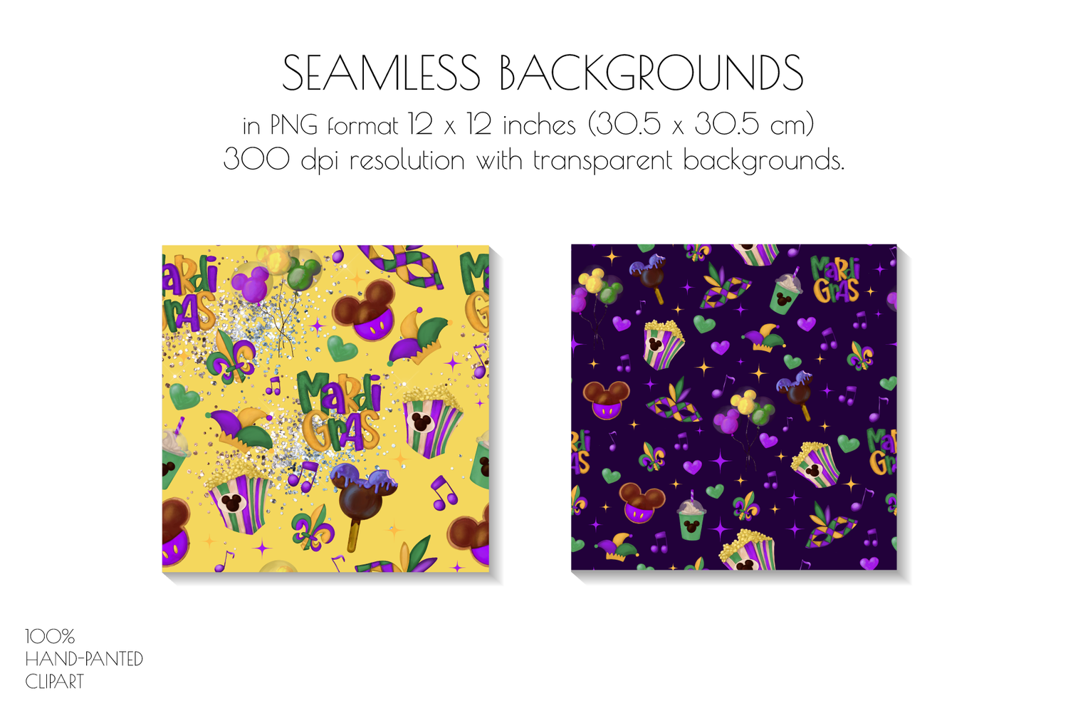 Mardi gras digital paper, Mouse ears, Mardi gras,digital paper, minnie ...