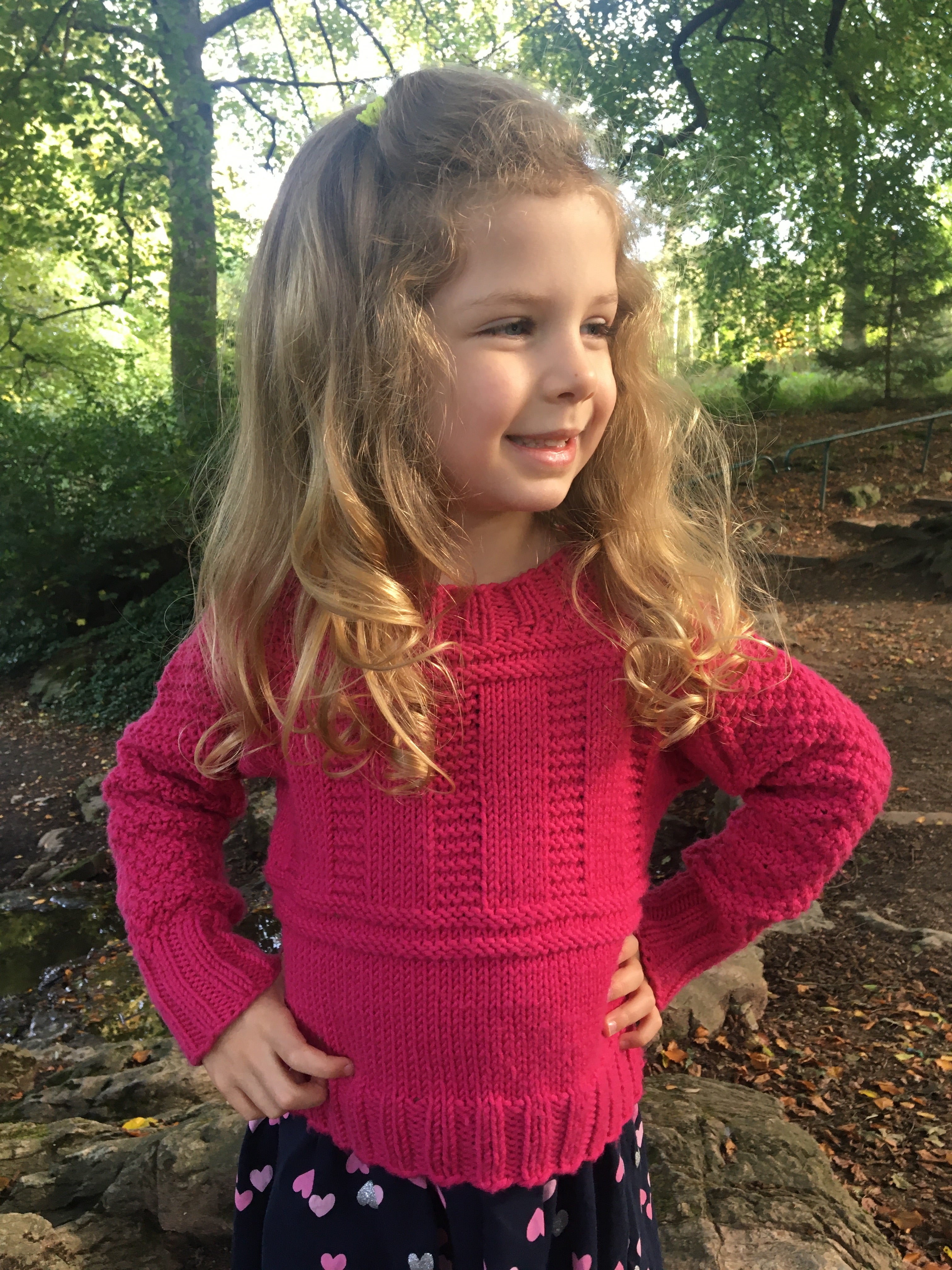 Melanie Children's Jumper Knitting Pattern Payhip