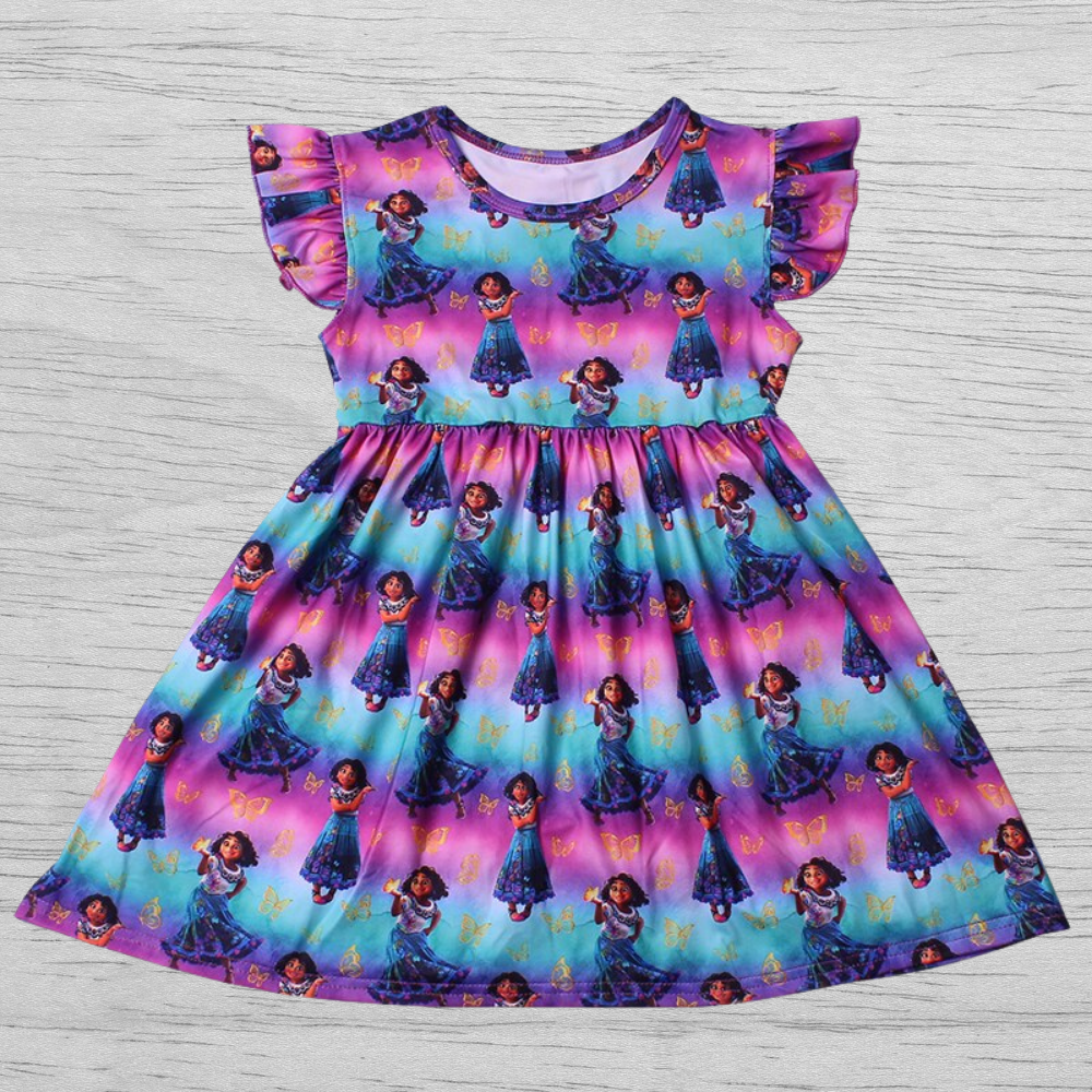 ENCANTO MIRABEL MADRIGAL Pattern Girl Baby Dress MIRABEL ENCANTO Girl