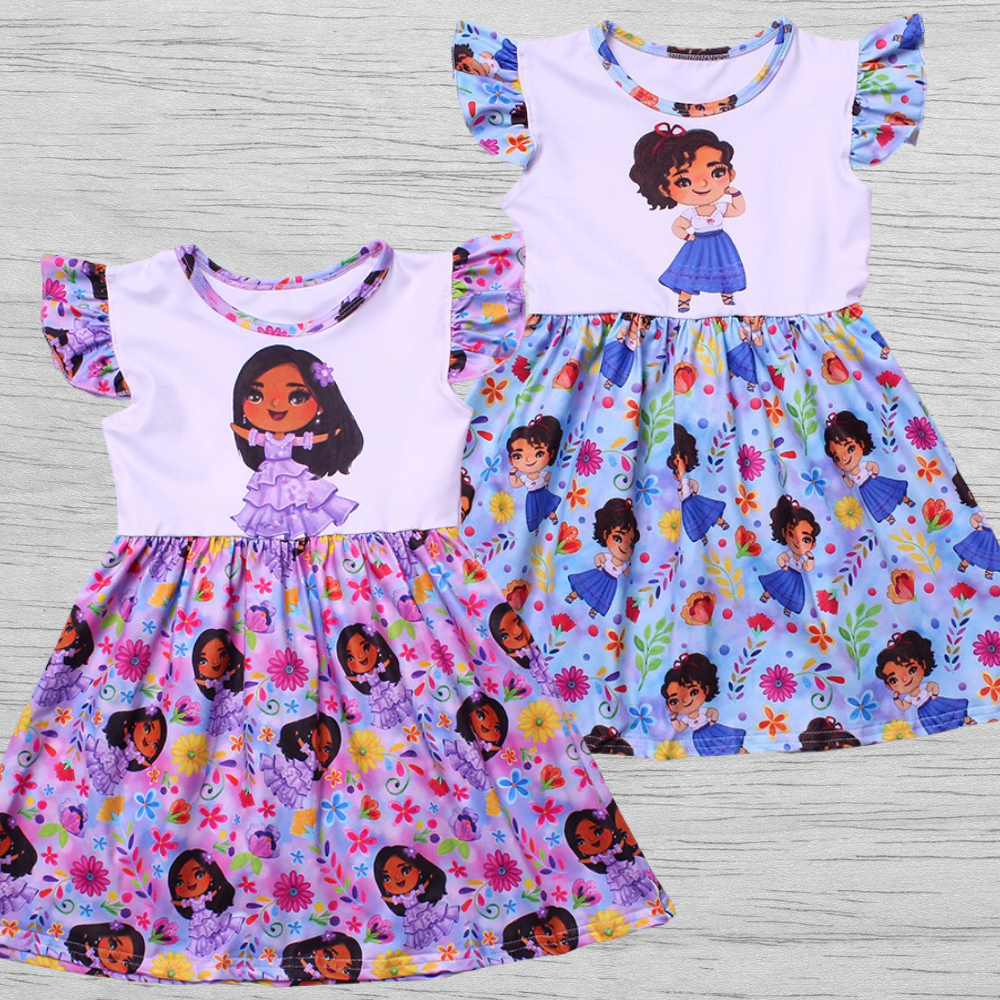 ENCANTO DOLORES Girl Baby Dress DOLORES ENCANTO Girl's Birthday