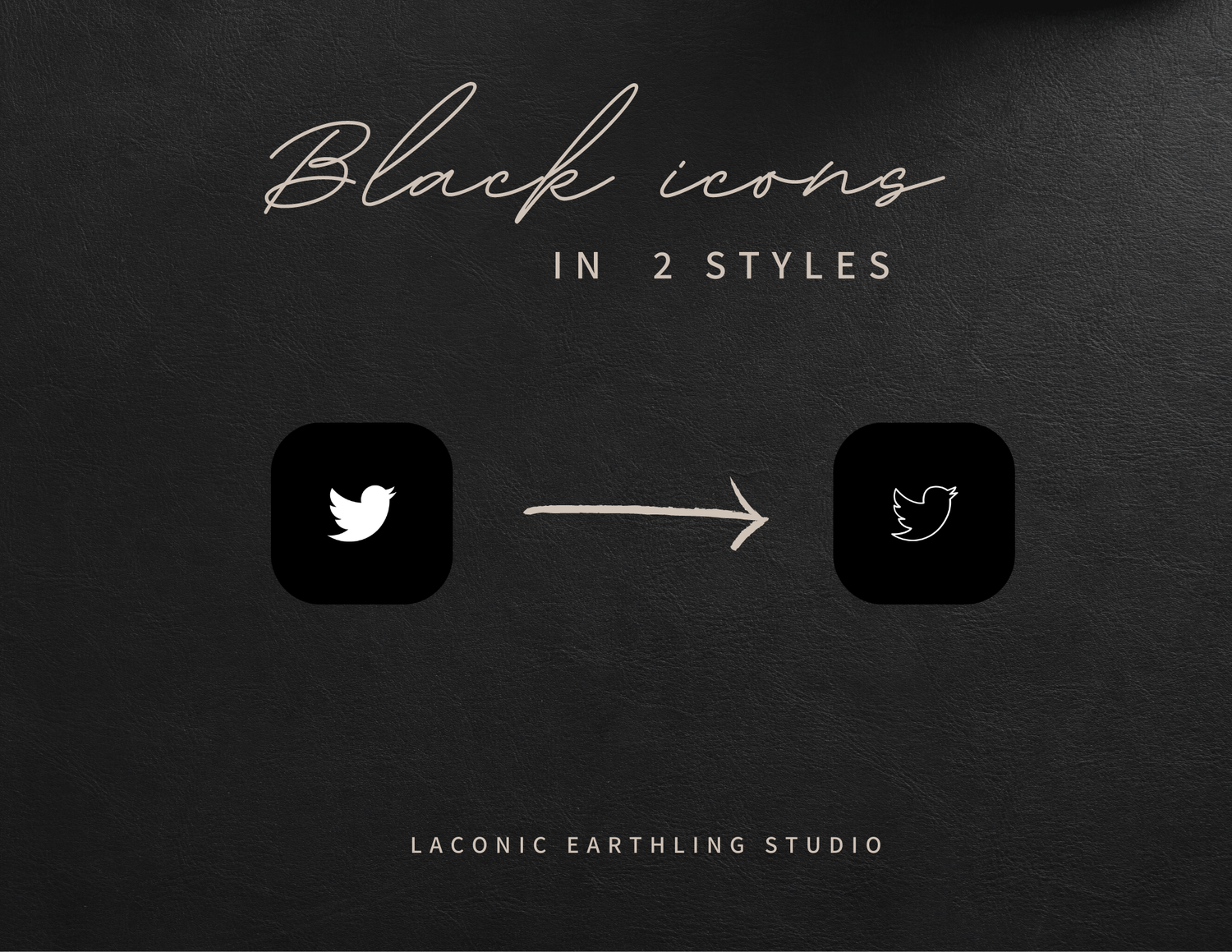 iOS 16 Black Aesthetic App Icons Pack Payhip