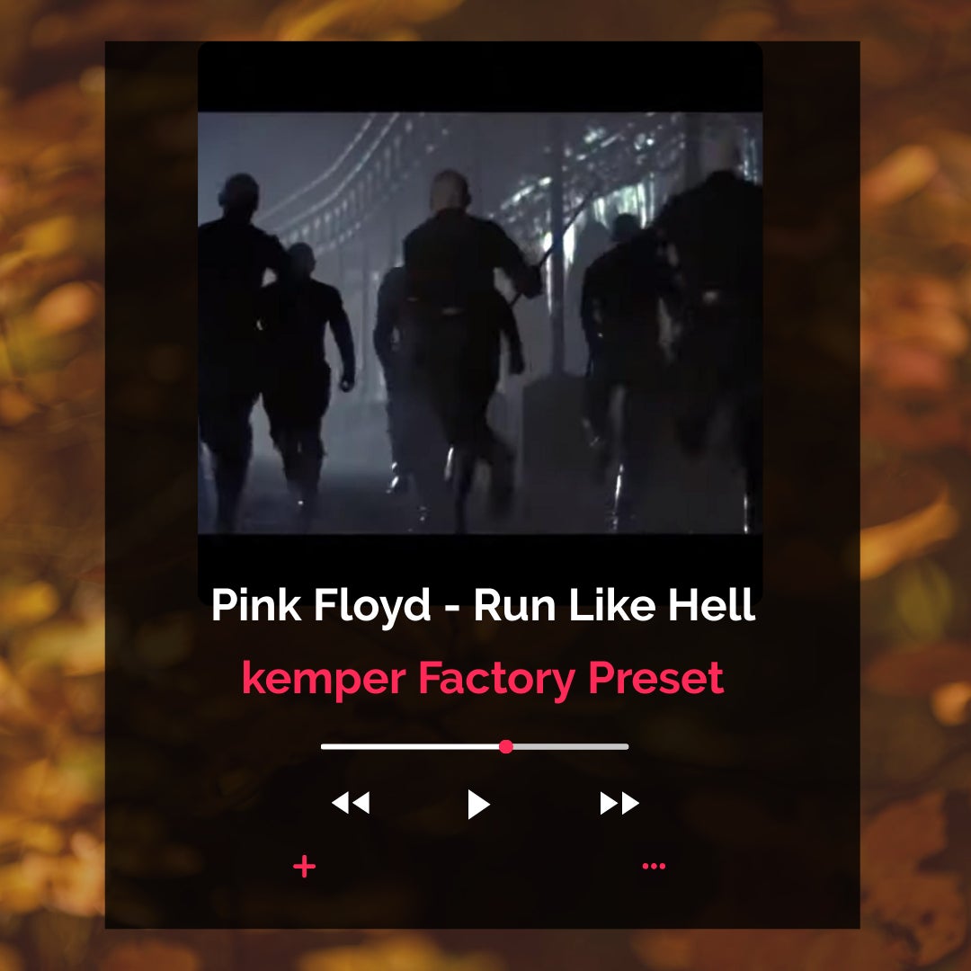 TIGB Run like hell Kemper Patch with factory amp and effects Payhip