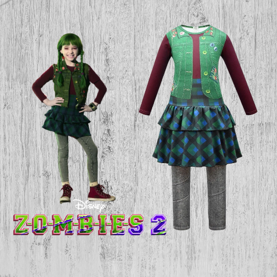 Reviewing ZOMBIES 2 ZOEY Birthday Party Dress Outfit Zombies 2 Zoey