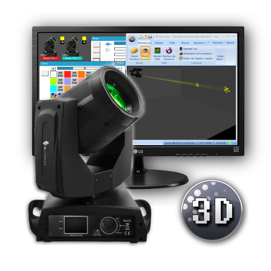 Librería de Magic 3D P/ Beam 7RZ de AlienPro Payhip