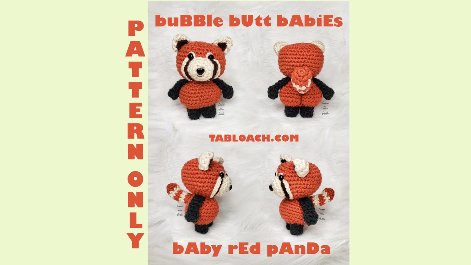 Bubble Butt Baby Tardigrade Crochet PDF pattern