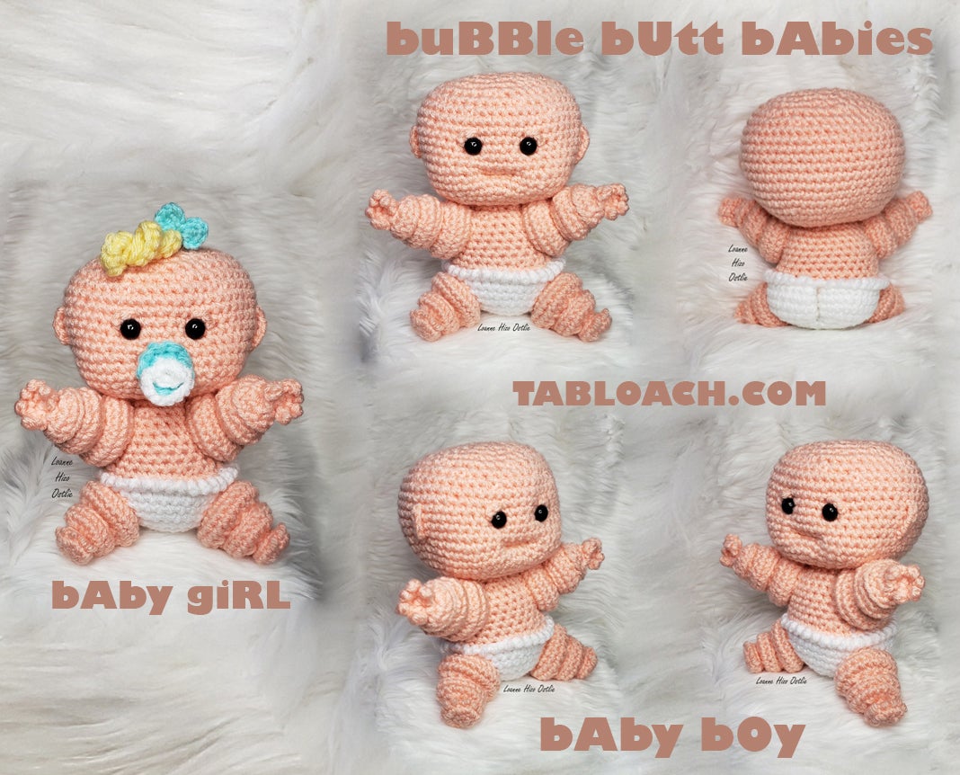 Bubble Butt Baby Bebe Crochet PDF pattern