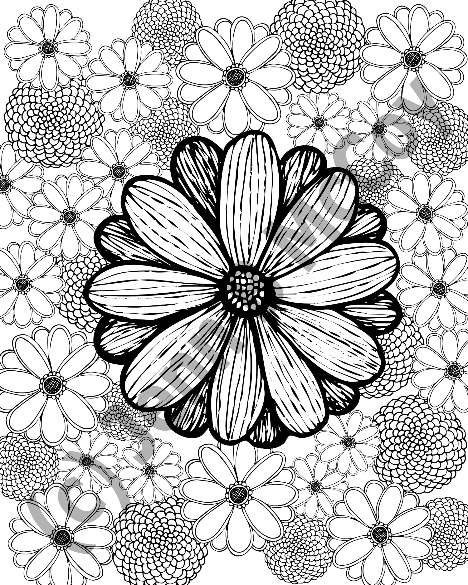 Flower Patterns Coloring Sheets For All Ages Sets A C Payhip Flower patterns coloring sheets for all ages sets a c payhip