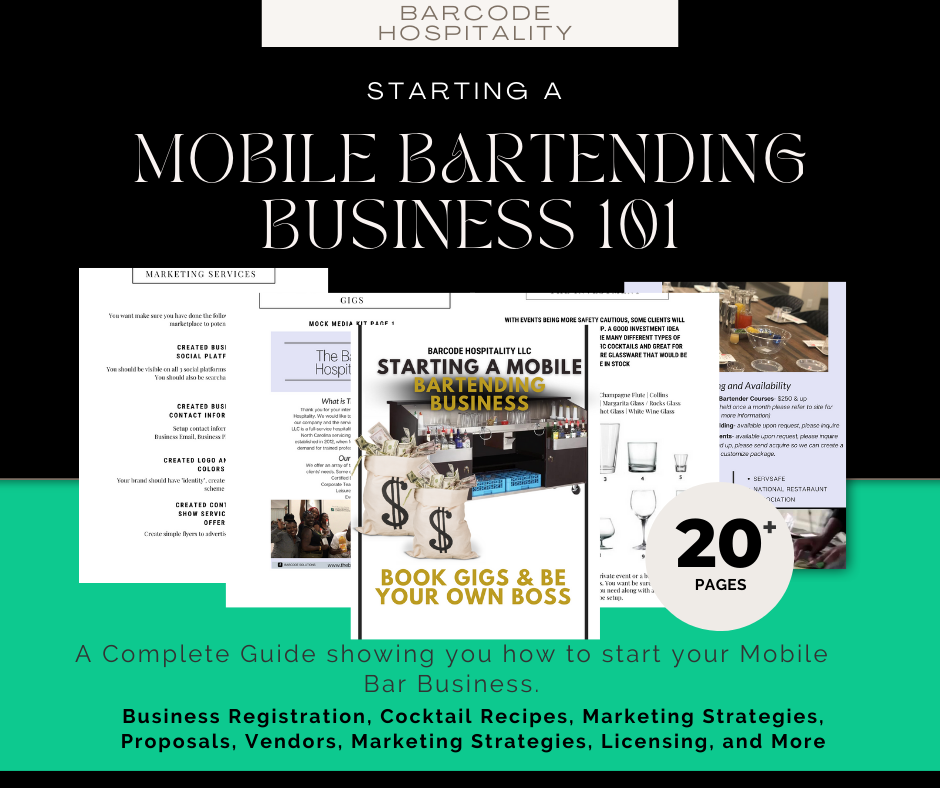 Starting a Mobile Bartender Business 101 Payhip