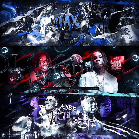 Rapper Header PSD pack 1 Payhip