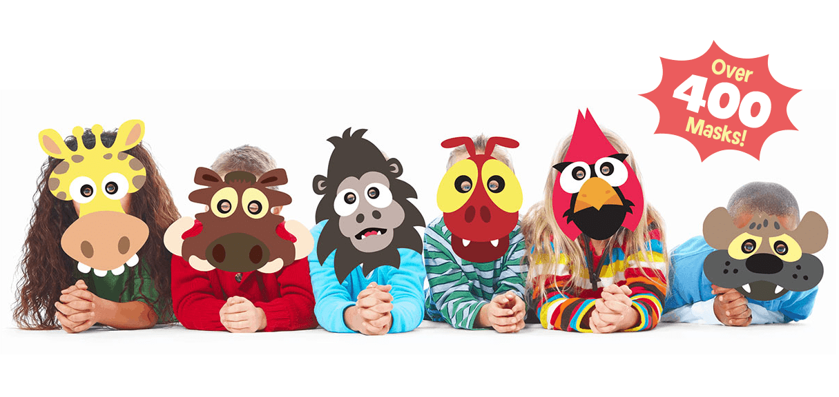 Printable animal masks for kids