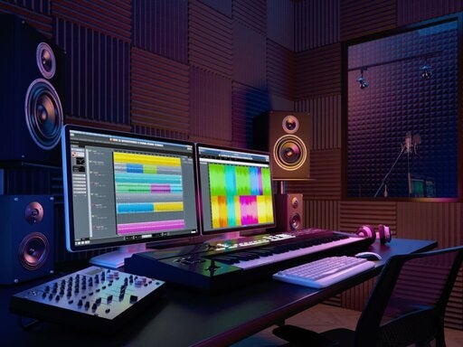 Music production studio and plugins