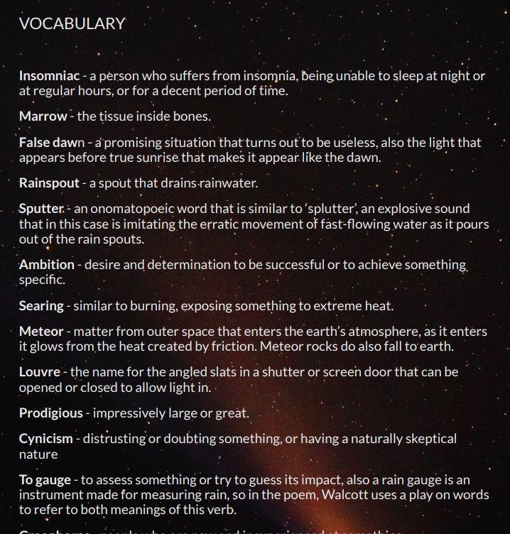 'Nearing Forty' by Derek Walcott - Poem Analysis - Payhip