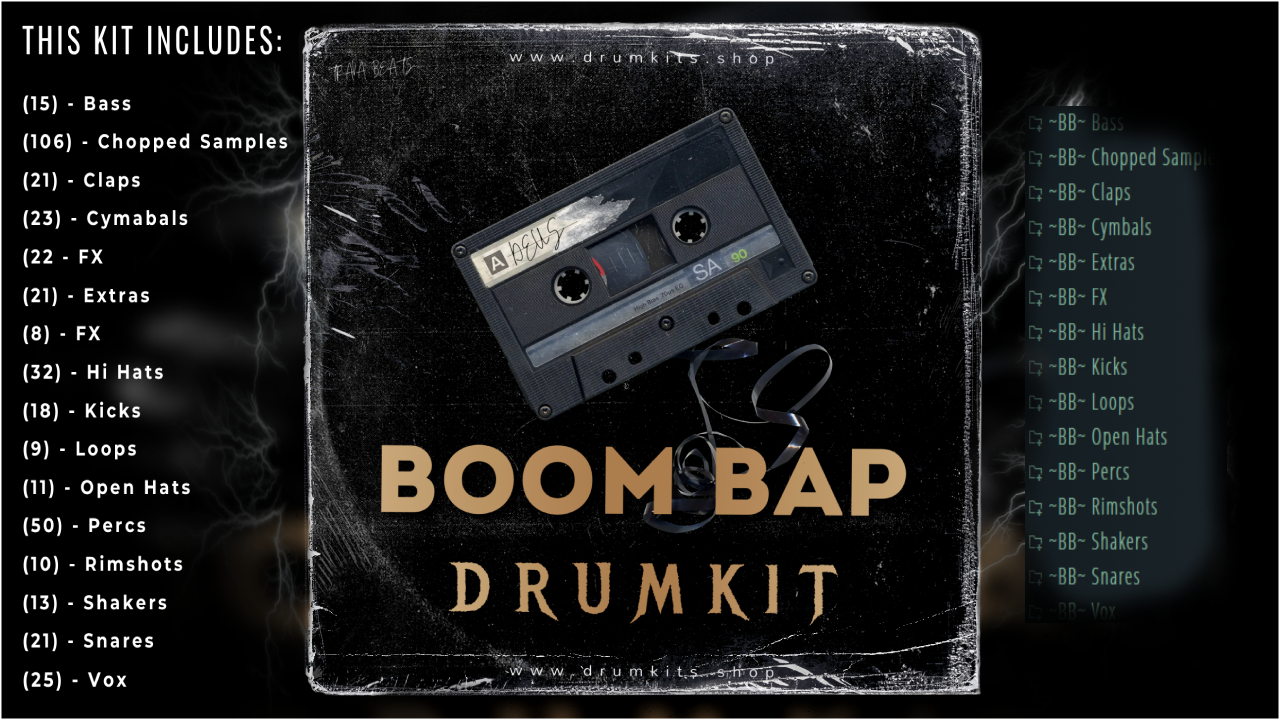 BOOM BAP DRUM KIT "DEUS"