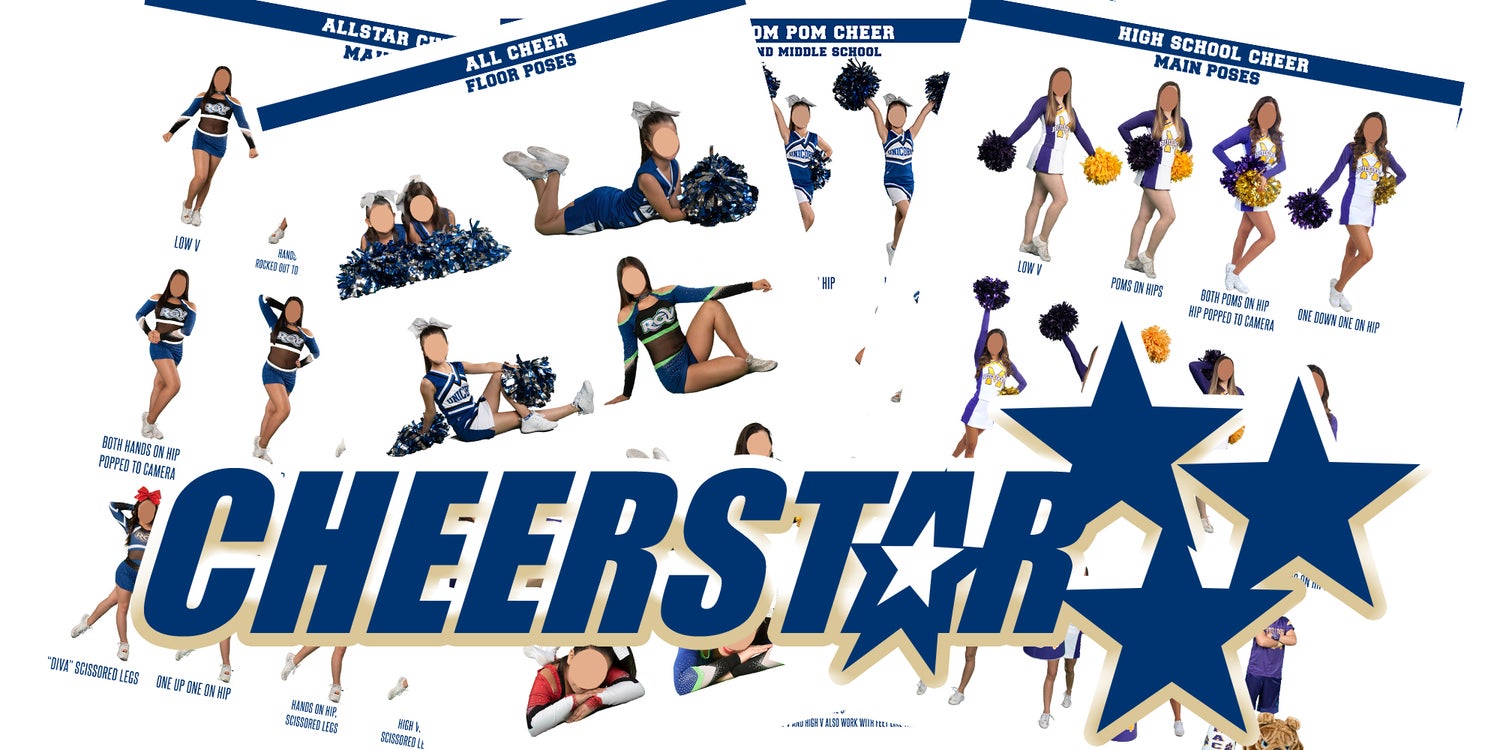 Cheerstar posing guide for Cheer and Dance teams