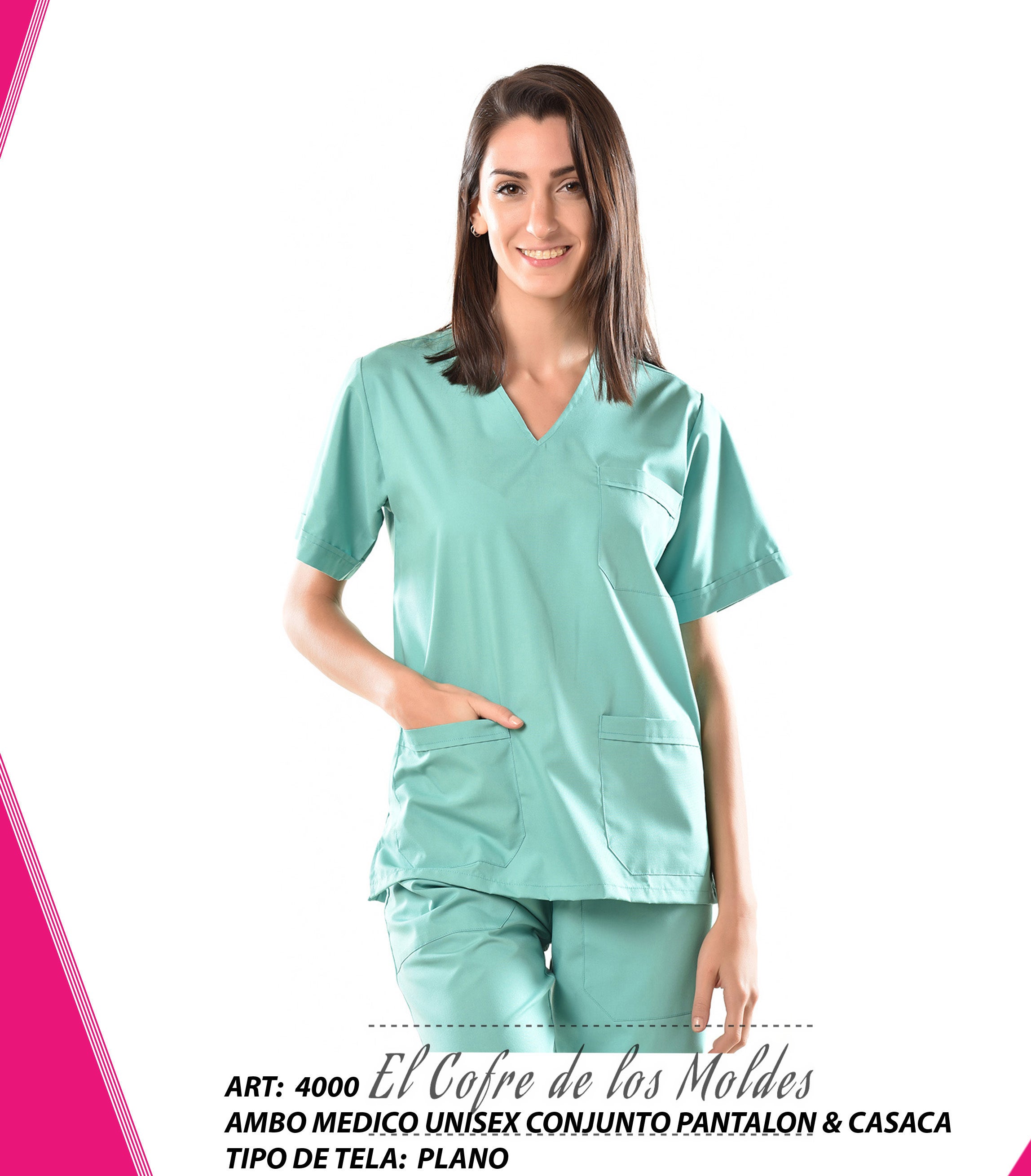 Molde Digital PDF Chaqueta Pantalon Ambo Medico Unisex, Pack Talles 2XL ...