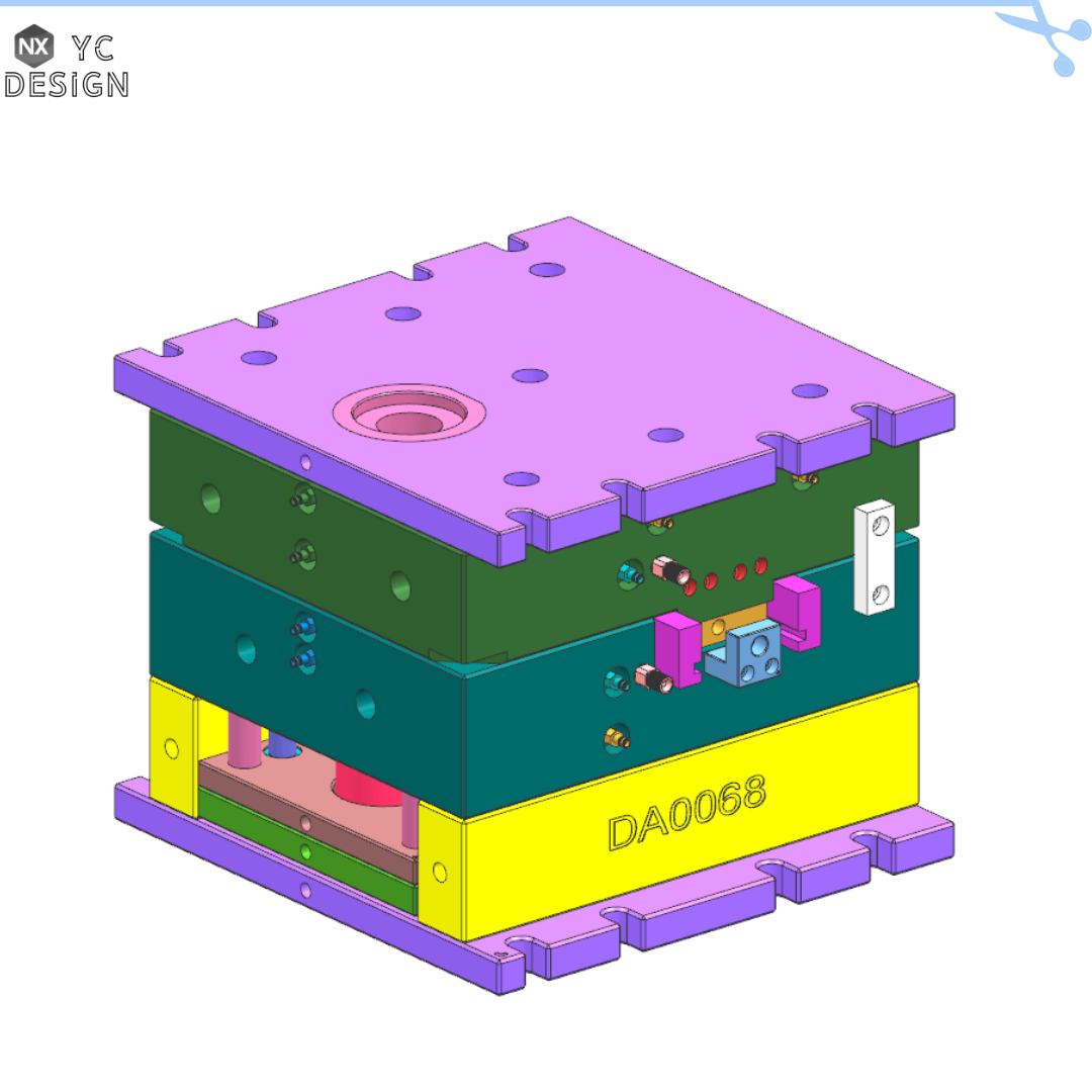 luminum diecasting mold design case With slider mechanism Exhaust