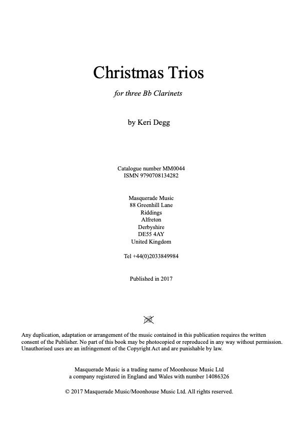 Pictures of christmas clarinets