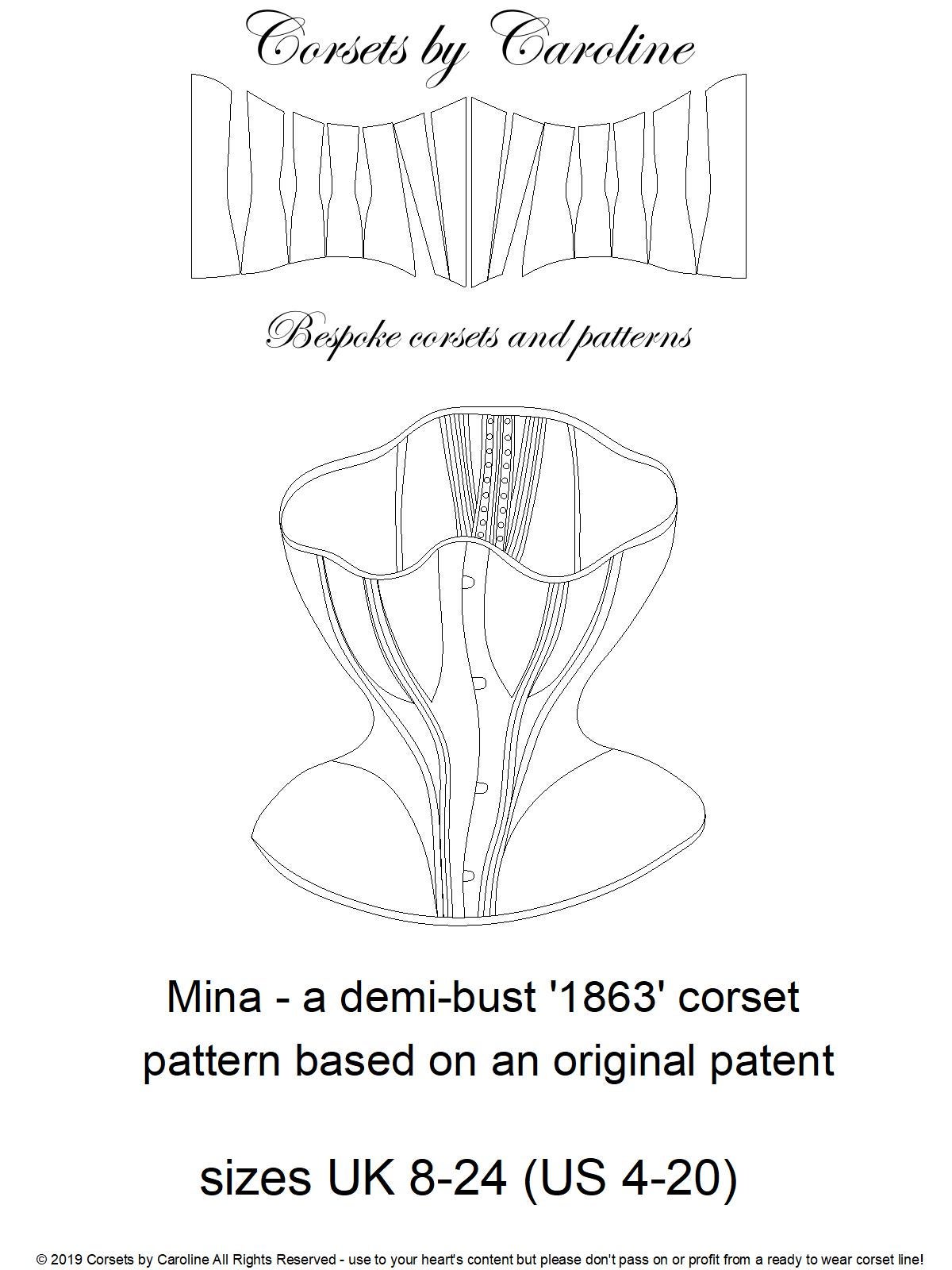 Mina Victorian 1860s Over bust Corset Pattern Payhip mina-victorian-1860s-over-bust-corset-pattern-payhip