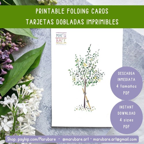 Rainbow flowers folding cards (PDF downloadable files) - Payhip