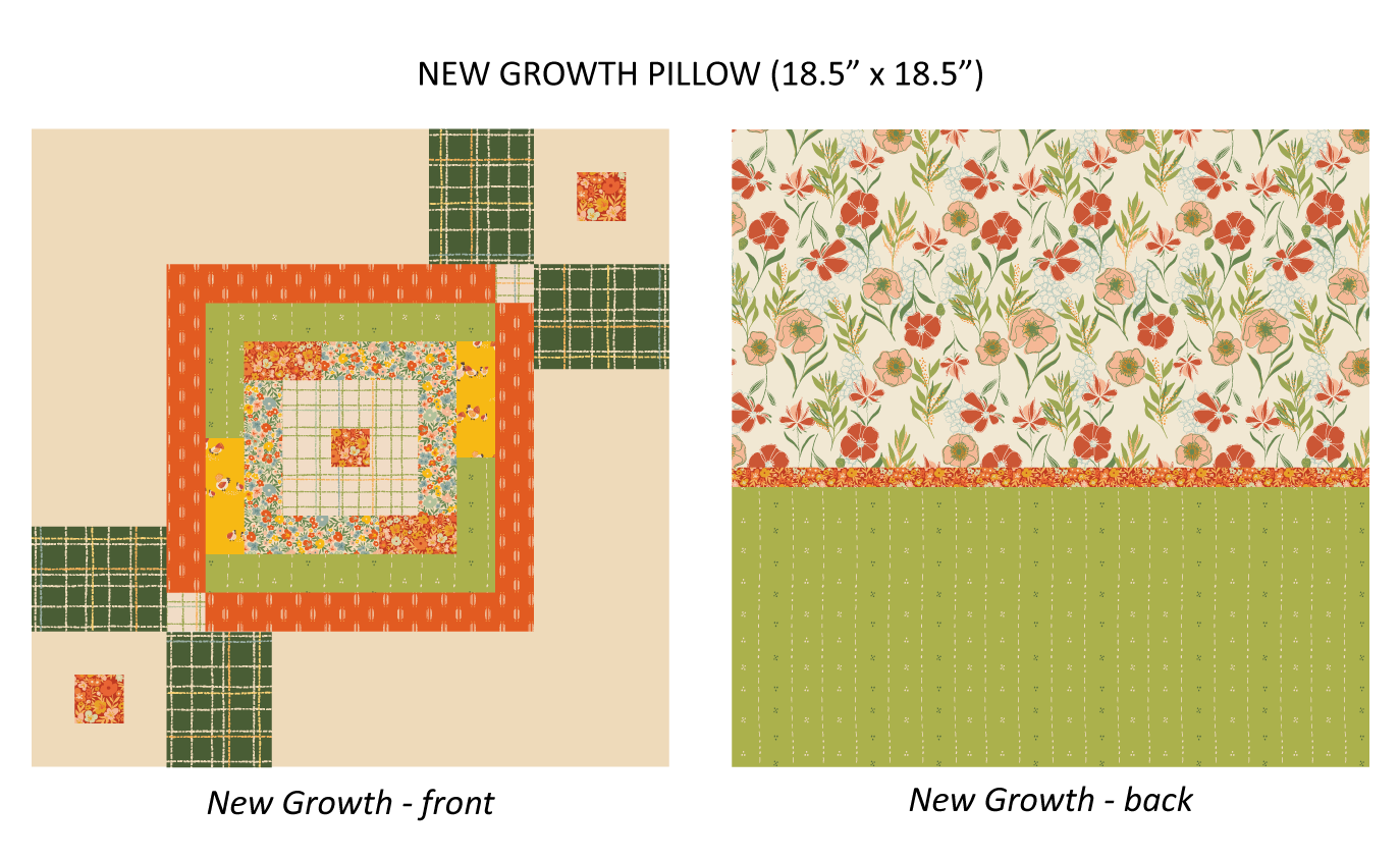 How to make a QuiltAsYouGo pillow free pattern