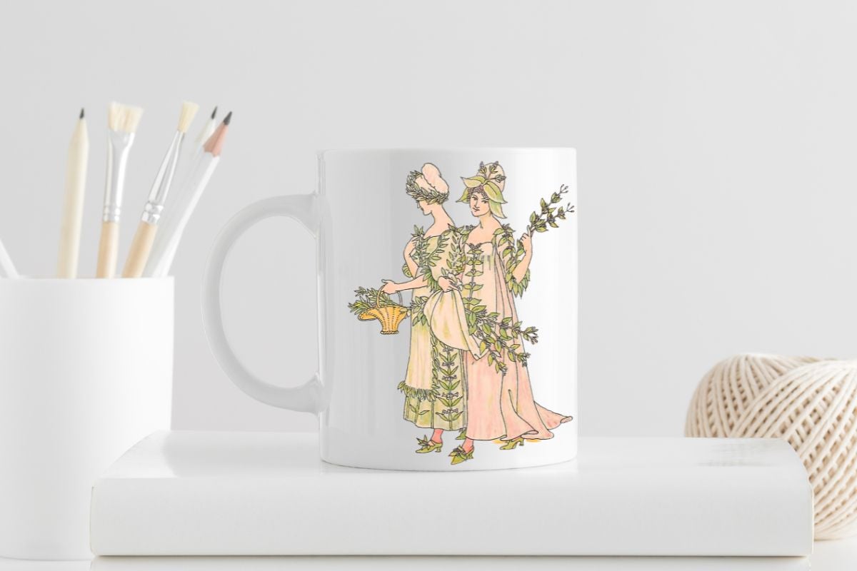 Savory and Marjoram Illustration Payhip