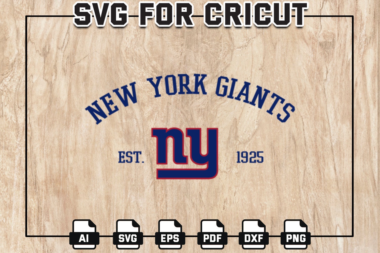 NFL New York Giants Est. 1925 SVG, NFL Logo SVG Design, NFL Giants SVG ...