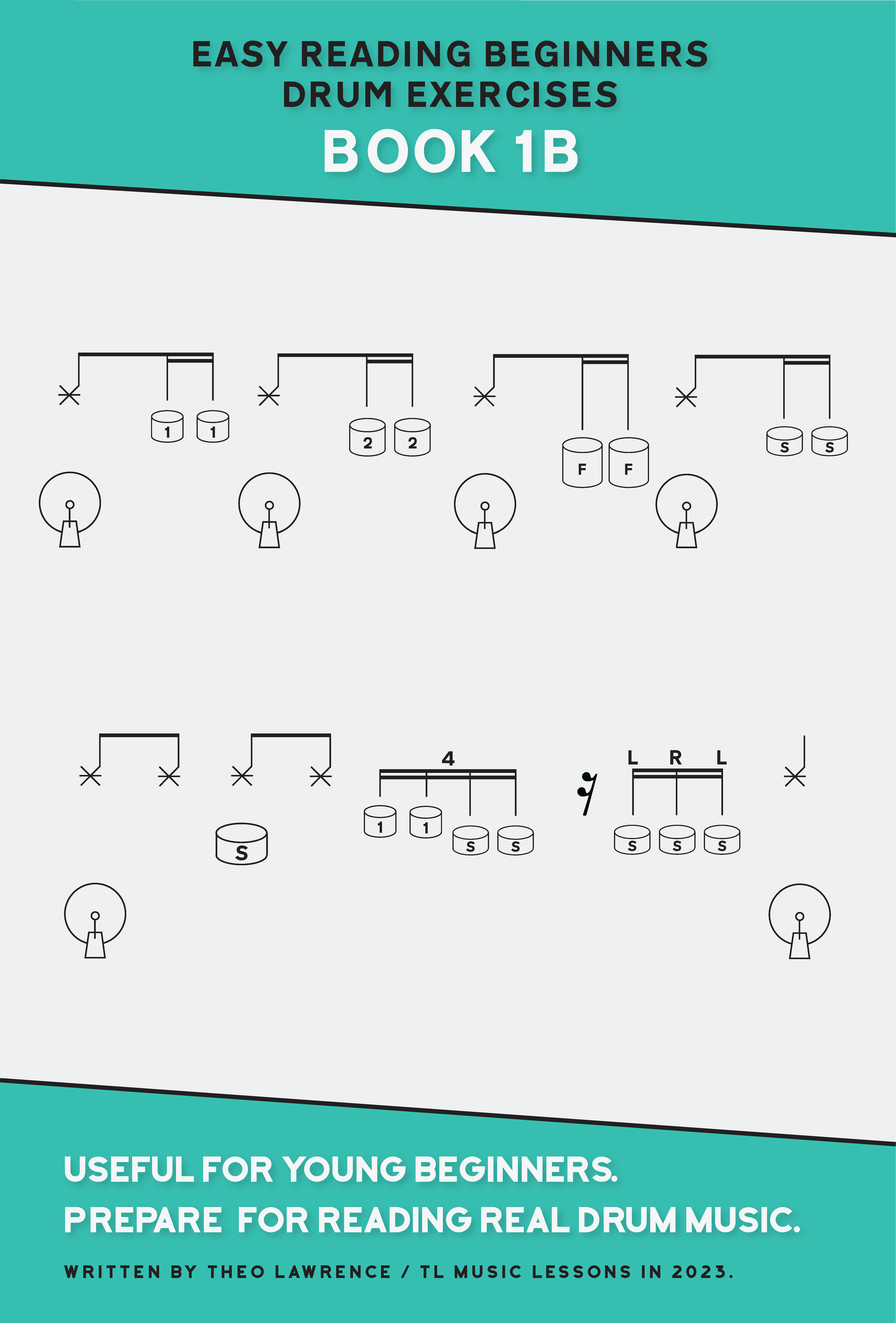 First Drum Book - Easy Reading Beats & Fills - Payhip