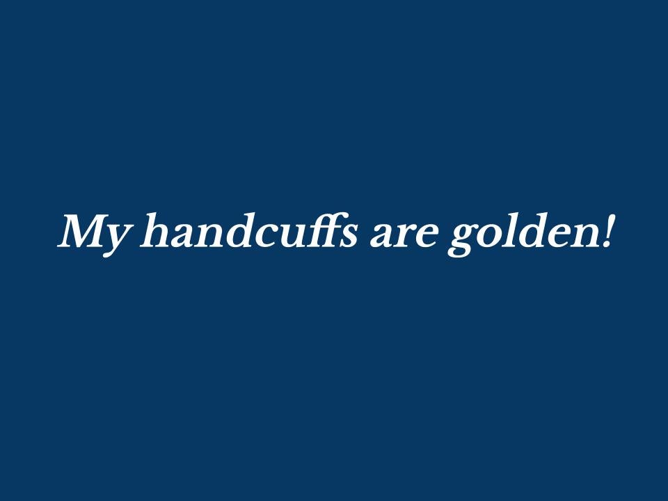 my handcuffs with no images