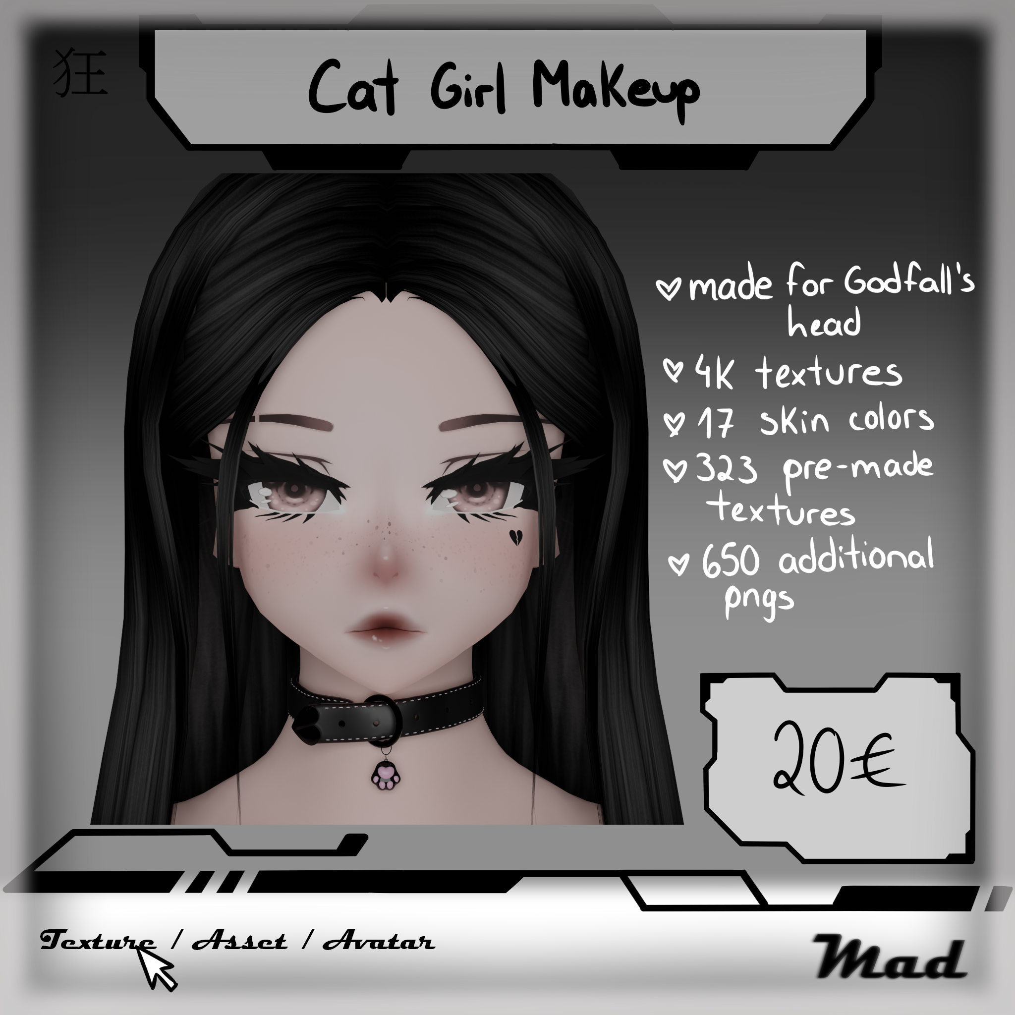 Cat Girl Makeup for Godfall s Head Payhip Cat Girl Makeup for Godfall s Head Payhip